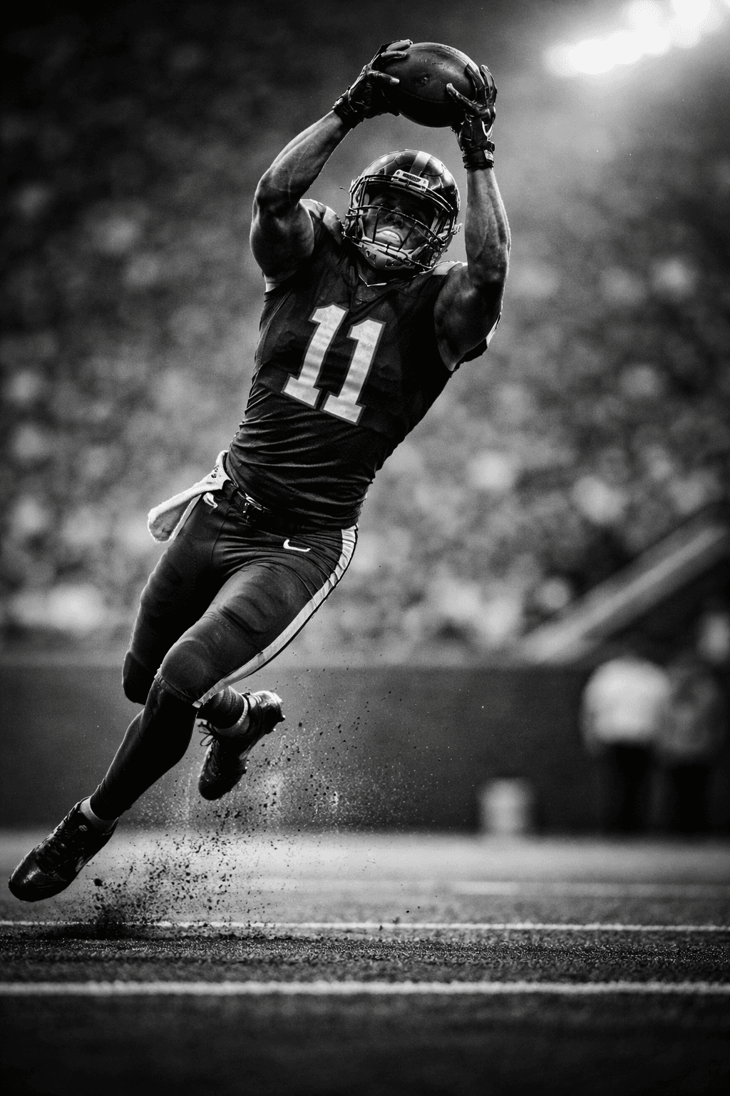 Football athletes training at Spero Performance in London, Ontario
